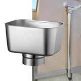 Maxbell Gutter Downspout Adapter Downspout Drainage Connector for Outdoor Roofs Home Pipe Diameter 89mm