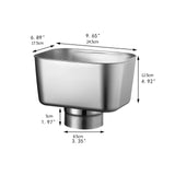 Maxbell Gutter Downspout Adapter Downspout Drainage Connector for Outdoor Roofs Home Pipe Diameter 89mm