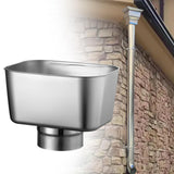 Maxbell Gutter Downspout Adapter Downspout Drainage Connector for Outdoor Roofs Home Pipe Diameter 102mm