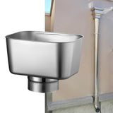 Maxbell Gutter Downspout Adapter Downspout Drainage Connector for Outdoor Roofs Home Pipe Diameter 102mm