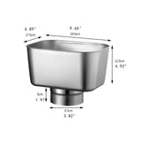 Maxbell Gutter Downspout Adapter Downspout Drainage Connector for Outdoor Roofs Home Pipe Diameter 102mm