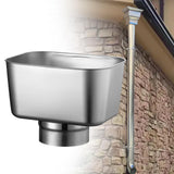 Maxbell Gutter Downspout Adapter Downspout Drainage Connector for Outdoor Roofs Home Pipe Diameter 114mm