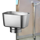 Maxbell Gutter Downspout Adapter Downspout Drainage Connector for Outdoor Roofs Home Pipe Diameter 114mm