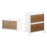 Maxbell Storage Box Stackable Box for Closet Cabinet for Ankle Boots Women Dorm 1 Tier