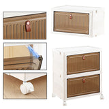 Maxbell Storage Box Stackable Box for Closet Cabinet for Ankle Boots Women Dorm 1 Tier