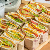 Maxbell Food Paper Sheets Oilproof Baking Paper for Fries Burger Restaurant Supplies 20 Newspaper Pattern