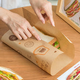 Maxbell Food Paper Sheets Oilproof Baking Paper for Fries Burger Restaurant Supplies 20 Newspaper Pattern