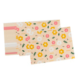 Maxbell Food Paper Sheets Oilproof Baking Paper for Fries Burger Restaurant Supplies 50PCS Floral Pattern