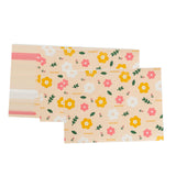 Maxbell Food Paper Sheets Oilproof Baking Paper for Fries Burger Restaurant Supplies 50PCS Floral Pattern