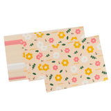 Maxbell Food Paper Sheets Oilproof Baking Paper for Fries Burger Restaurant Supplies 50PCS Floral Pattern