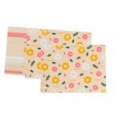 Maxbell Food Paper Sheets Oilproof Baking Paper for Fries Burger Restaurant Supplies 50PCS Floral Pattern