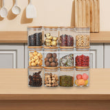 Maxbell 12 Pieces Spice Jars Set W/Lid Food Storage Jars for Tea Countertop Tabletop