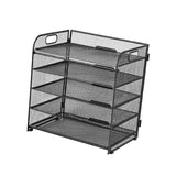 Maxbell Desktop File Organizer Metal Multipurpose File Holder for Kitchen Home Study
