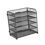 Maxbell Desktop File Organizer Metal Multipurpose File Holder for Kitchen Home Study