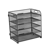 Maxbell Desktop File Organizer Metal Multipurpose File Holder for Kitchen Home Study