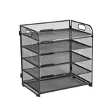 Maxbell Desktop File Organizer Metal Multipurpose File Holder for Kitchen Home Study