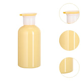 Maxbell Hand Soap Dispenser Refillable Lotion Dispenser for Hotel Countertop Kitchen Dark Yellow