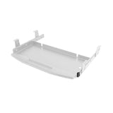 Maxbell Keyboard Tray Under Desk Keyboard Organizer Metal for Typing Keyboard Holder Gray Beam Type