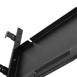 Maxbell Keyboard Tray Under Desk Keyboard Organizer Metal for Typing Keyboard Holder Black w Mouse Board