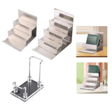 Maxbell Purse Closet Organizer Multi Tiers Wallet Rack for Countertop Boutique Store 17cmx16cmx15cm