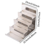 Maxbell Purse Closet Organizer Multi Tiers Wallet Rack for Countertop Boutique Store 22cmx21.5cmx15cm