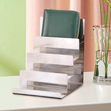Maxbell Purse Closet Organizer Multi Tiers Wallet Rack for Countertop Boutique Store 22cmx21.5cmx15cm