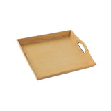 Maxbell Wooden Rectangular Serving Tray Wood Plate for Tea House Kitchen Dining Room Wood