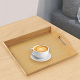 Maxbell Wooden Rectangular Serving Tray Wood Plate for Tea House Kitchen Dining Room Wood