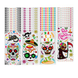 Maxbell 40 Pieces Mexican Day of The Dead Gift Bags Packaging Bags Small Cookie Bags