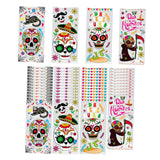 Maxbell 40 Pieces Mexican Day of The Dead Gift Bags Packaging Bags Small Cookie Bags