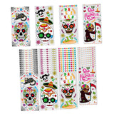 Maxbell 40 Pieces Mexican Day of The Dead Gift Bags Packaging Bags Small Cookie Bags