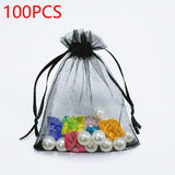 Maxbell 100Pcs Halloween Gift Bag with Drawstring Decor Candy Bag for Party Supplies