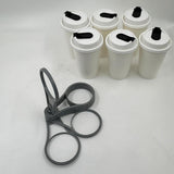 Maxbell Fold Away Cup Carrier Sturdy Organizer Beverage Holder for Office Car Picnic