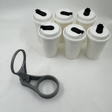 Maxbell Fold Away Cup Carrier Sturdy Organizer Beverage Holder for Office Car Picnic