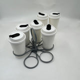 Maxbell Fold Away Cup Carrier Sturdy Organizer Beverage Holder for Office Car Picnic
