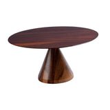 Maxbell Round Cake Stand Elegant Cake Stand Display for Anniversary Event Countertop 21cmx21cmx10cm