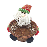 Maxbell Christmas Candy Storage Basket Christmas Decoration for Holiday Office Party