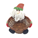 Maxbell Christmas Candy Storage Basket Christmas Decoration for Holiday Office Party