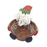 Maxbell Christmas Candy Storage Basket Christmas Decoration for Holiday Office Party