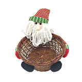 Maxbell Christmas Candy Storage Basket Christmas Decoration for Holiday Office Party