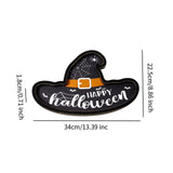 Maxbell Halloween Serving Tray Witch Hat Shaped Dessert Tray for Biscuits Home Cafes