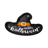 Maxbell Halloween Serving Tray Witch Hat Shaped Dessert Tray for Biscuits Home Cafes