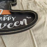 Maxbell Halloween Serving Tray Witch Hat Shaped Dessert Tray for Biscuits Home Cafes