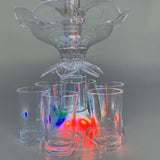 Maxbell Drink Dispenser Craft Transparent 6 Pourer for Game Beverage Party