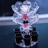 Maxbell Drink Dispenser Craft Transparent 6 Pourer for Game Beverage Party