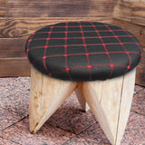 Maxbell Round Bar Stool Cover Soft AntiSlip Fashion Slipcover for Office Chairs Home Black