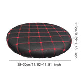 Maxbell Round Bar Stool Cover Soft AntiSlip Fashion Slipcover for Office Chairs Home Black