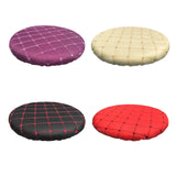 Maxbell Round Bar Stool Cover Soft AntiSlip Fashion Slipcover for Office Chairs Home Black