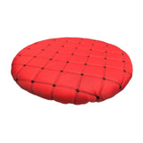 Maxbell Round Bar Stool Cover Soft AntiSlip Fashion Slipcover for Office Chairs Home Red