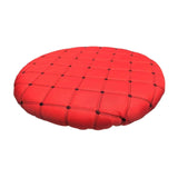 Maxbell Round Bar Stool Cover Soft AntiSlip Fashion Slipcover for Office Chairs Home Red